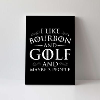 I Like Bourbon Golf Lover Golfing Golfer Putter Canvas