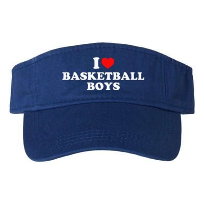 I Love Basketball Valucap Bio-Washed Visor