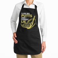 I Like Big Putts And I Cannot Lie Vintage Saying Golf Apron