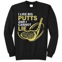 I Like Big Putts And I Cannot Lie Vintage Saying Golf Sweatshirt