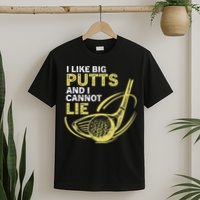 I Like Big Putts And I Cannot Lie Vintage Saying Golf T-Shirt