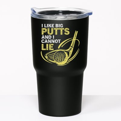 I Like Big Putts And I Cannot Lie Vintage Saying Golf Tumbler