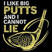 I Like Big Putts And I Cannot Lie Vintage Saying Golf Baby Bodysuit