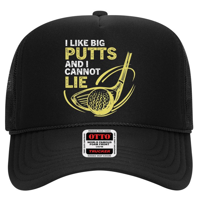 I Like Big Putts And I Cannot Lie Vintage Saying Golf Hat