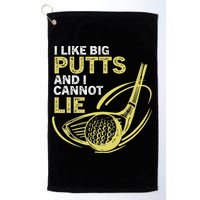 I Like Big Putts And I Cannot Lie Vintage Saying Golf Golf Towel