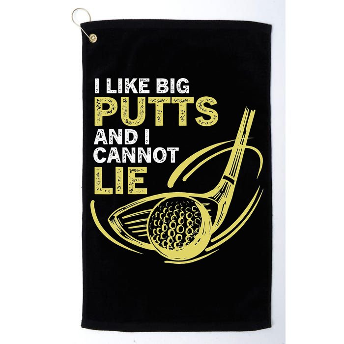 I Like Big Putts And I Cannot Lie Vintage Saying Golf Golf Towel
