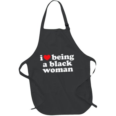 I Love Being Black Woman I Heart Being Black Woman Apron