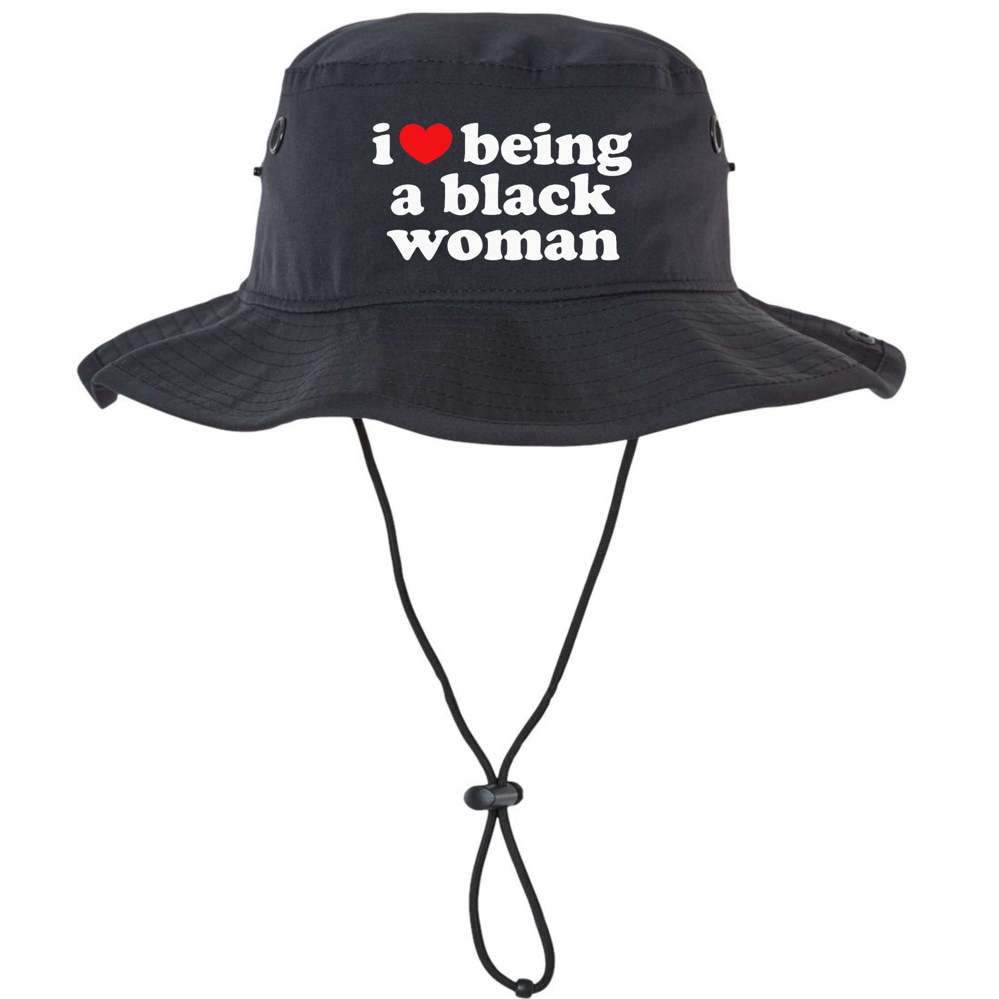 I Love Being Black Woman I Heart Being Black Woman Bucket Hat