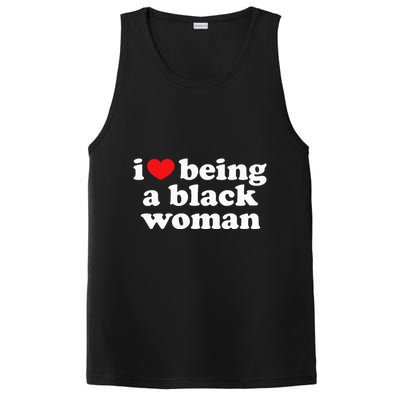 I Love Being Black Woman I Heart Being Black Woman PosiCharge Competitor Tank
