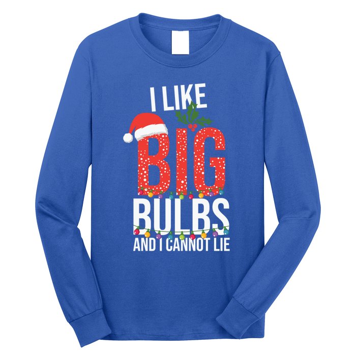 I Like Big Bulbs And Cannot Lie Funny Christmas Gift Great Gift Long Sleeve Shirt