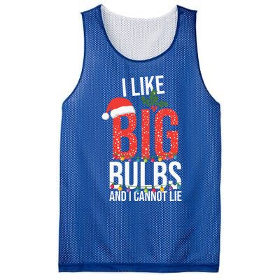 I Like Big Bulbs And Cannot Lie Funny Christmas Gift Great Gift Mesh Reversible Basketball Jersey Tank