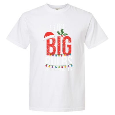 I Like Big Bulbs And Cannot Lie Funny Christmas Gift Great Gift Garment-Dyed Heavyweight T-Shirt