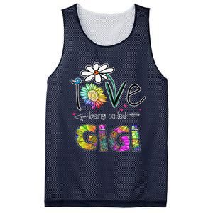 I Love Being Called Gigi Daisy Sunflower Mother's Day Gifts Mesh Reversible Basketball Jersey Tank