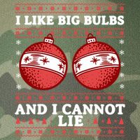 I Like Big Bulbs And I Cannot Lie Ugly Christmas Sweater Gift Legacy Tie Dye Trucker Hat