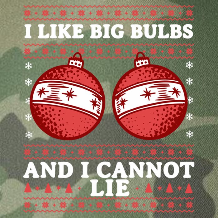 I Like Big Bulbs And I Cannot Lie Ugly Christmas Sweater Gift Legacy Tie Dye Trucker Hat