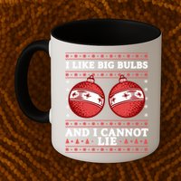I Like Big Bulbs And I Cannot Lie Ugly Christmas Sweater Gift Mug