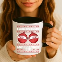 I Like Big Bulbs And I Cannot Lie Ugly Christmas Sweater Gift Mug