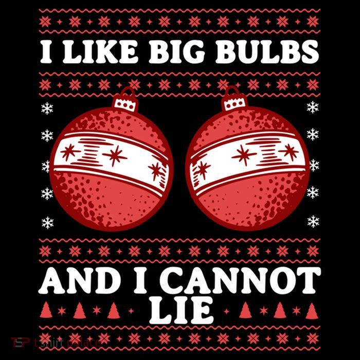 I Like Big Bulbs And I Cannot Lie Ugly Christmas Sweater Gift Wool Snapback Cap