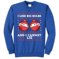 I Like Big Bulbs And I Cannot Lie Ugly Christmas Sweater Gift Sweatshirt