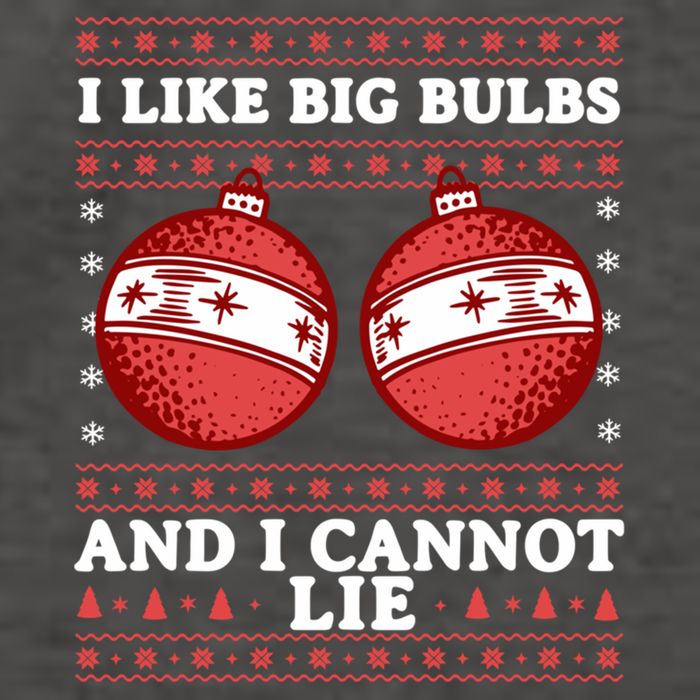 I Like Big Bulbs And I Cannot Lie Ugly Christmas Sweater Gift Vector Backpack