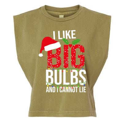 I Like Big Bulbs And Cannot Lie Christmas Light Decorator Gift Garment-Dyed Women's Muscle Tee