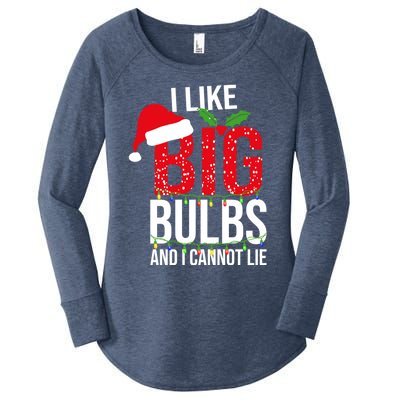 I Like Big Bulbs And Cannot Lie Christmas Light Decorator Gift Women's Perfect Tri Tunic Long Sleeve Shirt