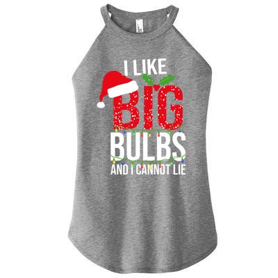 I Like Big Bulbs And Cannot Lie Christmas Light Decorator Gift Women's Perfect Tri Rocker Tank