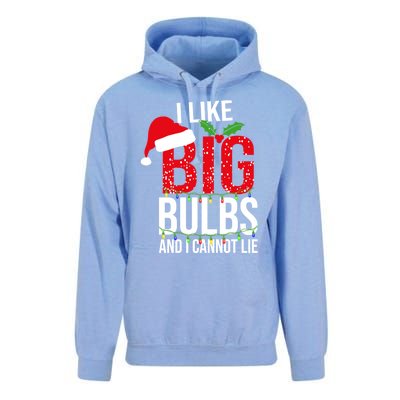 I Like Big Bulbs And Cannot Lie Christmas Light Decorator Gift Unisex Surf Hoodie