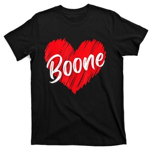 I Love Boone Heart Personalized Name Boone T-Shirt