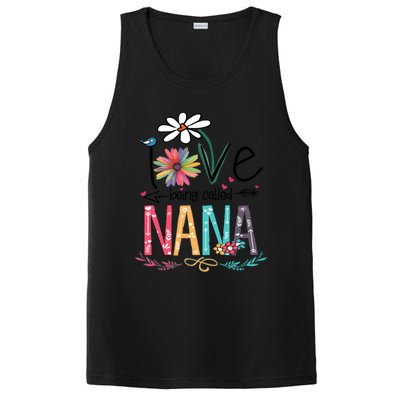 I Love Being Called Nana Sunflower Gift PosiCharge Competitor Tank