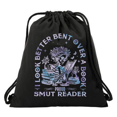 I Look Better Bent Over A Book Smut Reader Drawstring Bag