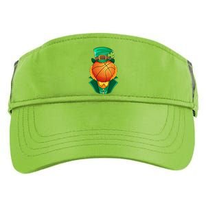 Irish Leprechaun Basketball St Patricks Day Shamrock Lucky Gift Adult Drive Performance Visor