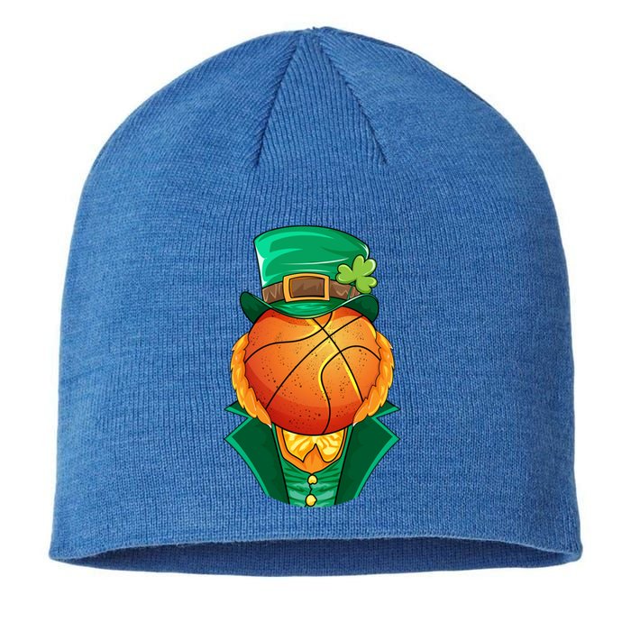 Irish Leprechaun Basketball St Patricks Day Shamrock Lucky Gift Sustainable Beanie