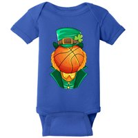 Irish Leprechaun Basketball St Patricks Day Shamrock Lucky Gift Baby Bodysuit