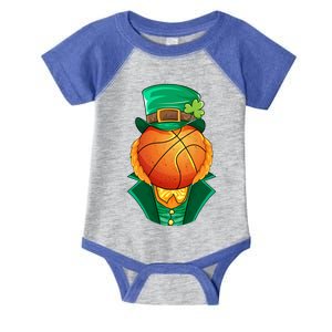 Irish Leprechaun Basketball St Patricks Day Shamrock Lucky Gift Infant Baby Jersey Bodysuit