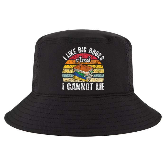 I Like Big Books And I Cannot Lie Bookworm Reading Teacher Cool Comfort Performance Bucket Hat