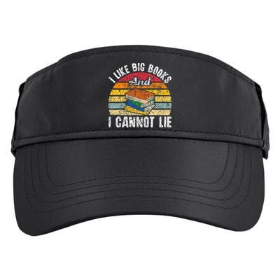 I Like Big Books And I Cannot Lie Bookworm Reading Teacher Adult Drive Performance Visor