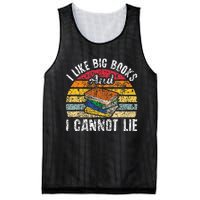 I Like Big Books And I Cannot Lie Bookworm Reading Teacher Mesh Reversible Basketball Jersey Tank