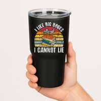 I Like Big Books And I Cannot Lie Bookworm Reading Teacher Tumbler
