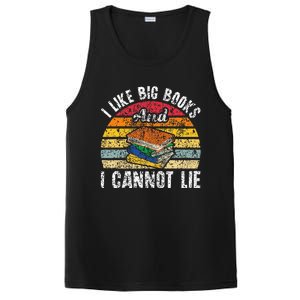 I Like Big Books And I Cannot Lie Bookworm Reading Teacher PosiCharge Competitor Tank