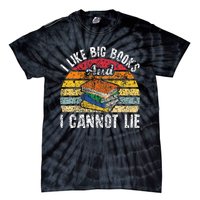 I Like Big Books And I Cannot Lie Bookworm Reading Teacher Tie-Dye T-Shirt