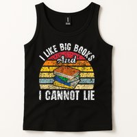 I Like Big Books And I Cannot Lie Bookworm Reading Teacher Tank Top