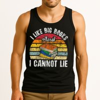 I Like Big Books And I Cannot Lie Bookworm Reading Teacher Tank Top