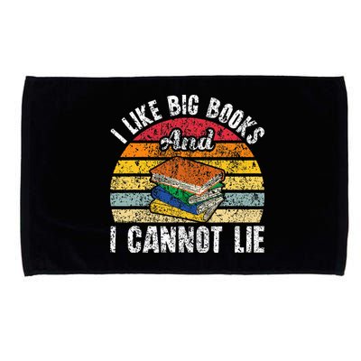I Like Big Books And I Cannot Lie Bookworm Reading Teacher Microfiber Hand Towel