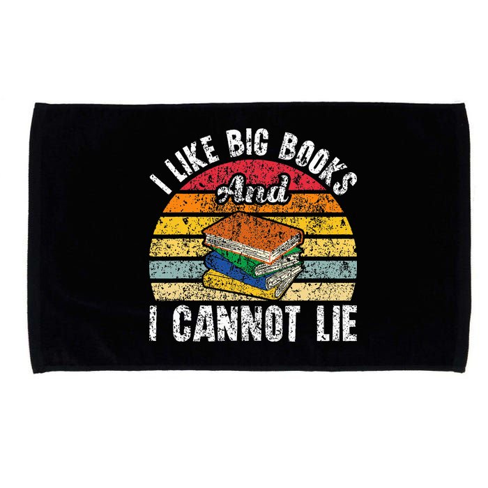 I Like Big Books And I Cannot Lie Bookworm Reading Teacher Microfiber Hand Towel
