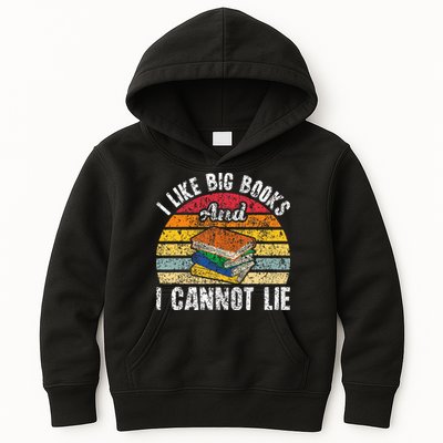 I Like Big Books And I Cannot Lie Bookworm Reading Teacher Kids Hoodie