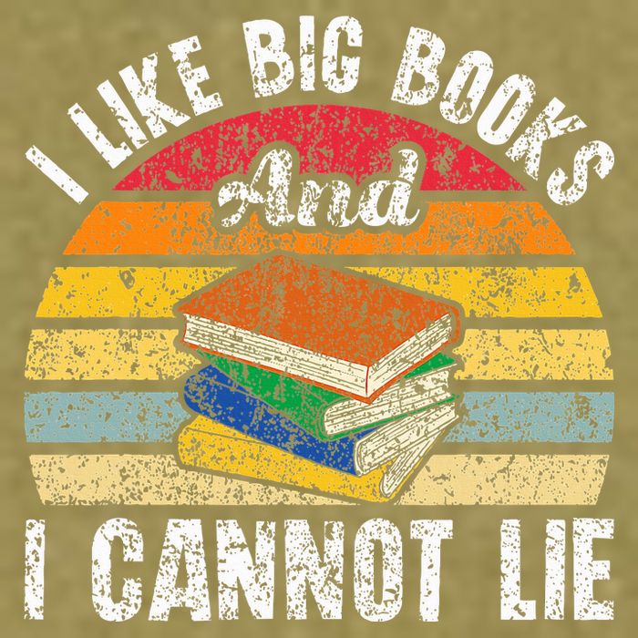 I Like Big Books And I Cannot Lie Bookworm Reading Teacher Garment-Dyed Women's Muscle Tee