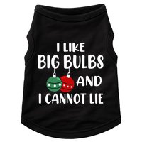 I Like Big Bulbs And I Cannot Lie Xmas Couples Matching Gift Doggie Tank