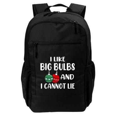 I Like Big Bulbs And I Cannot Lie Xmas Couples Matching Gift Backpack
