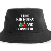 I Like Big Bulbs And I Cannot Lie Xmas Couples Matching Gift Sustainable Bucket Hat